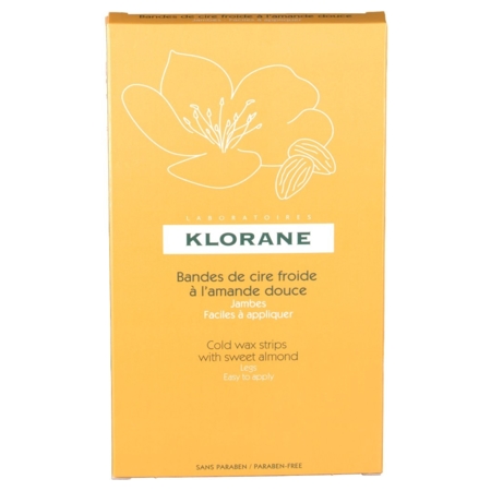 Klorane cire froide jambes bande, x 6