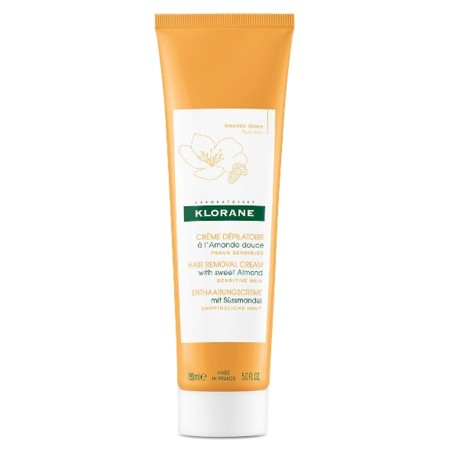 Klorane Crème Dépilatoire à l'Amande Douce, 150 ml