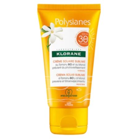 Klorane Polysianes Crème solaire Sublime SPF 30, 50 ml