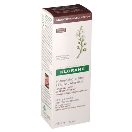 Klorane crépus shampooing-crème a l'huile d'abyssinie 200 ml