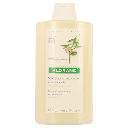 Klorane cheveux fins shampooing volumateur au lait d'amande 400 ml