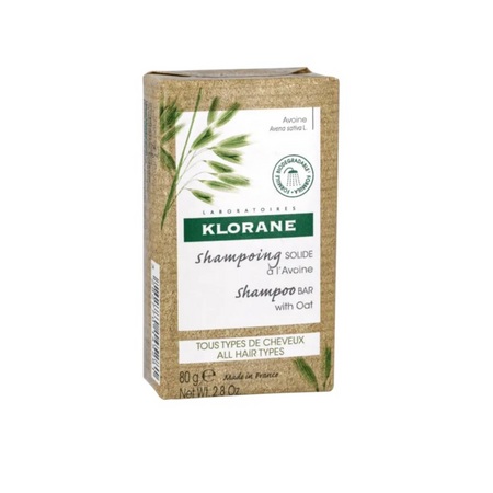 Klorane Shampoing solide à l'avoine, 80g