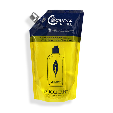 L'Occitane en Provence Eco-Recharge Gel Douche Verveine, 500 ml