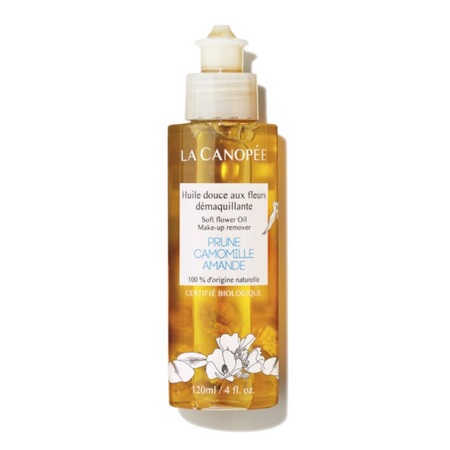 La Canopée Huile douce aux fleurs démaquillantes, 120 ml