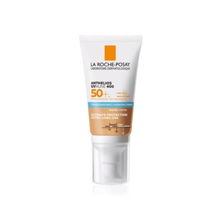 La Roche-Posay Anthelios UNMune 400 Crème hydratante avec parfum teintée SPF 50, 50 ml