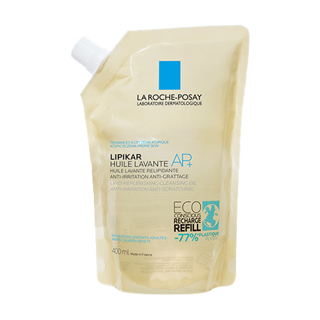 La Roche-Posay Lipikar Huile Lavante AP+ Écorecharge, 400 ml