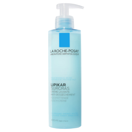 La roche-posay lipikar surgras douche crème concentrée anti-dessèchement, 400 ml