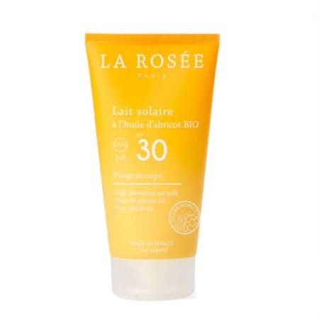 La Rosée Lait Solaire à l'Huile d'Abricot SPF 30, 150ml