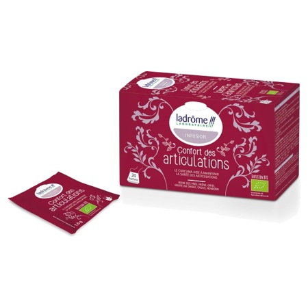 Ladrôme Infusion Confort des Articulations, Boite de 20 Sachets d'Infusettes