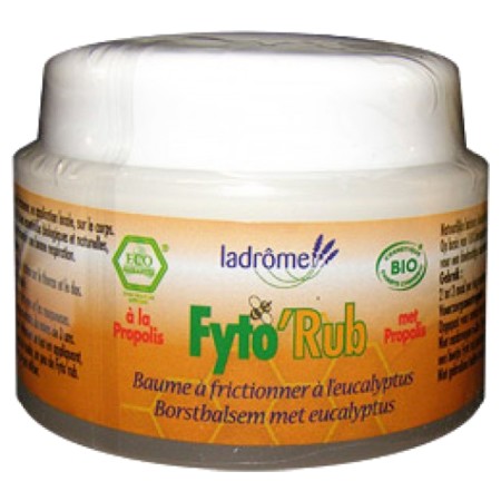 Ladrome propolis fyto rub baume respirat bio, 45 g