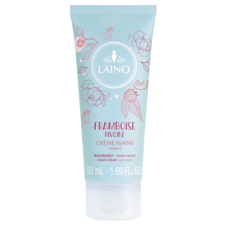 Laino Crème Mains Framboise Senteur Pivoine, 50 ml