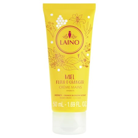 Laino Crème Mains Miel Senteur Fleur d'Oranger, 50 ml