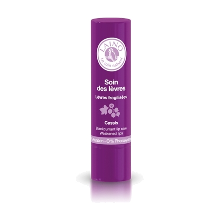 Laino soin levres paillete cassis stick, 4 g