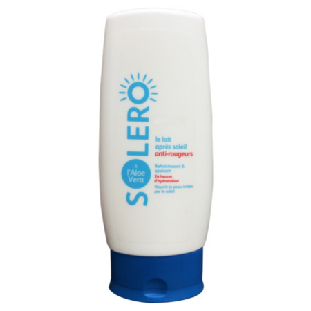 LAIT APRÈS-SOLEIL ANTI-ROUGEURS SOLERO MA, FLACON 200ML