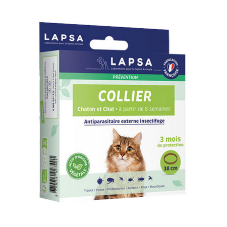 Lapsa Collier antiparasitaire Chaton