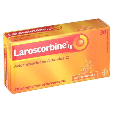 Laroscorbine 1 g, 30 comprimés effervescents