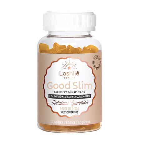 Lashilé Beauty Good Slim Boost Minceur Goût Ananas, 60 gummies