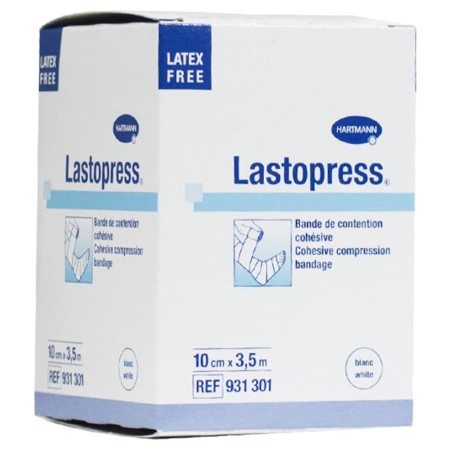 Lastopress bande content cohesive blanc 3m5 x 10cm