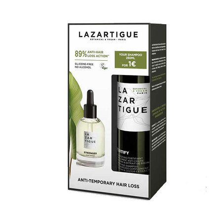 Lazartigue Coffret Anti-Chute Stronger Sérum + Shampooing, 50 ml + 250 ml