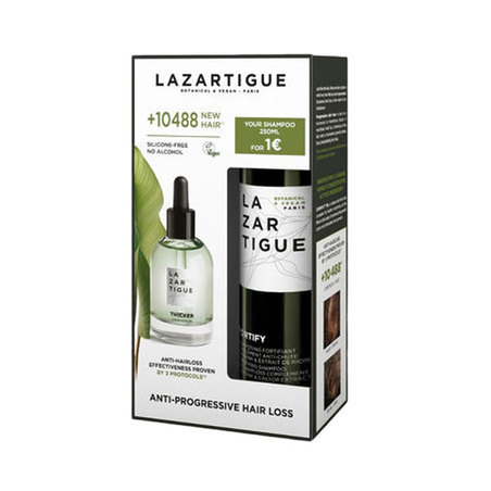 Lazartigue Coffret Anti-Chute Thicker Sérum + Shampooing, 50 ml + 250 ml