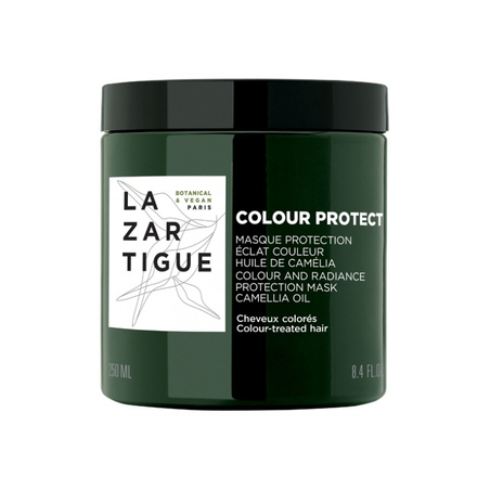 Lazartigue Colour Protect Masque Protection Éclat Couleur Huile de Camélia, 250 ml