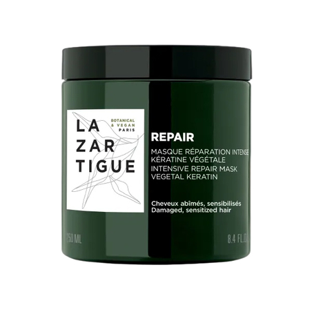 Lazartigue Masque Réparation Intense Kératine Végétale, 250 ml