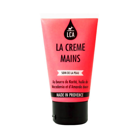 LCA Crème Mains au Beurre de Karité Huile de Macadamia et d'Amande Douce, 50 ml
