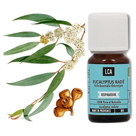 LCA Huile Essentielle Bio d'Eucalypts Radié, 10 ml