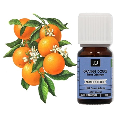 LCA Huile Essentielle Bio d'Orange Douce, 10 ml