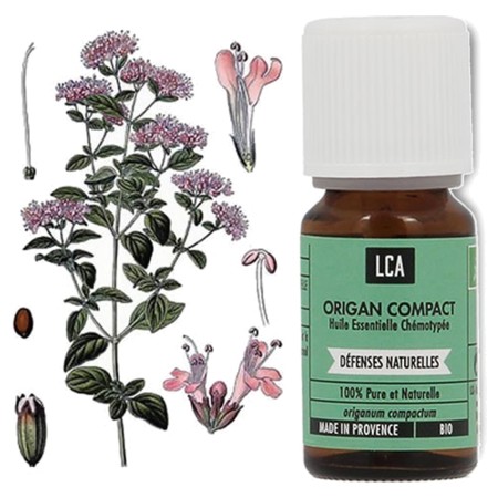 LCA Huile Essentielle Bio d'Origan Compact, 10 ml