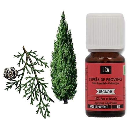 LCA Huile Essentielle Bio de Cyprès de Provence, 5 ml