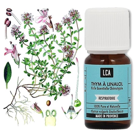 LCA Huile Essentielle de Thym à Linalol, 5 ml