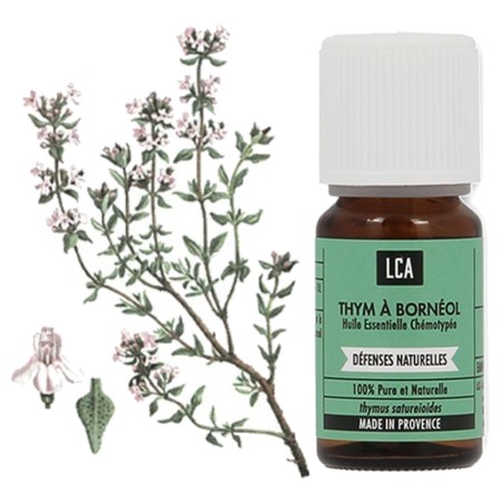 LCA Huille Essentielle de Thym à Bornéol, 10 ml