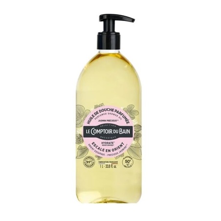 Le Comptoir du Bain Huile de Douche Jasmin, 1 L