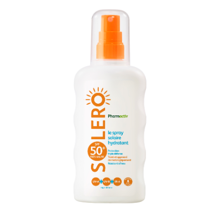 Le spray solaire hydratant triple défense SPF50+, 200 ml