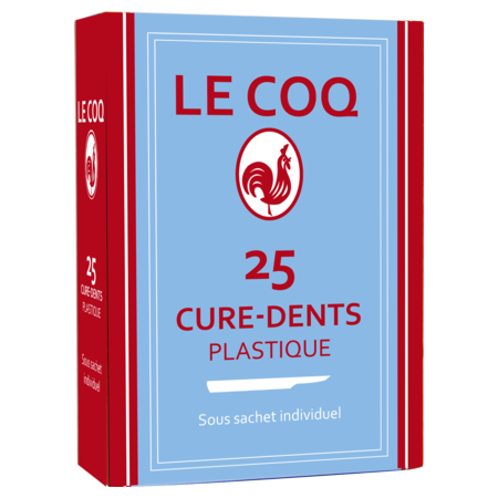 Le coq cure-dents plastique bte 25