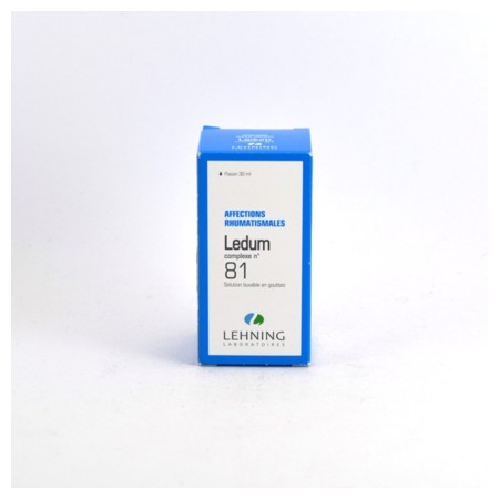 Lehning complexe 81 ledum, 30 ml de solution buvable
