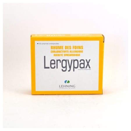 Lergypax, 40 comprimés orodispersibles