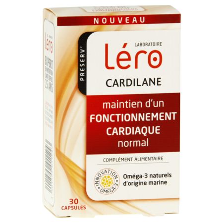 Léro préserv' léro cardilane maintien d'un fonctionnement cardiaque normal 30 capsules