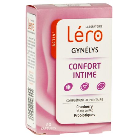 Léro activ' léro gynelys confort intime 20 capsules