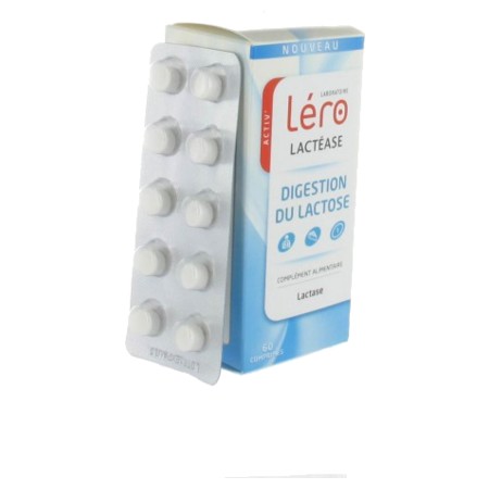 Lero lactease digestion lactose, 60 comprimés