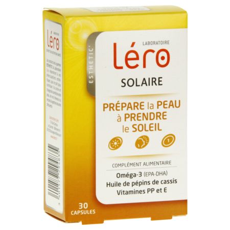 Léro exthétic' léro solaire prépare le bronzage 30 capsules