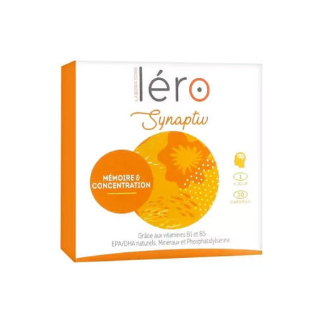 Léro Synaptiv Concentration Intellectuelle, 30 Capsules