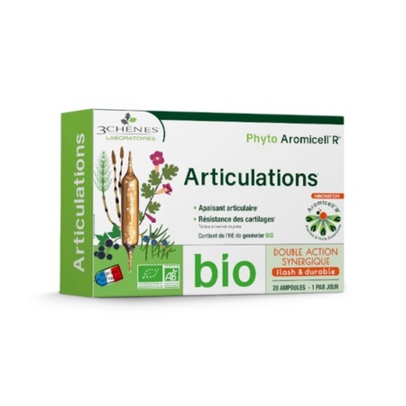 Les 3 chênes Phyto Aromicell'R Articulations, 20 ampoules