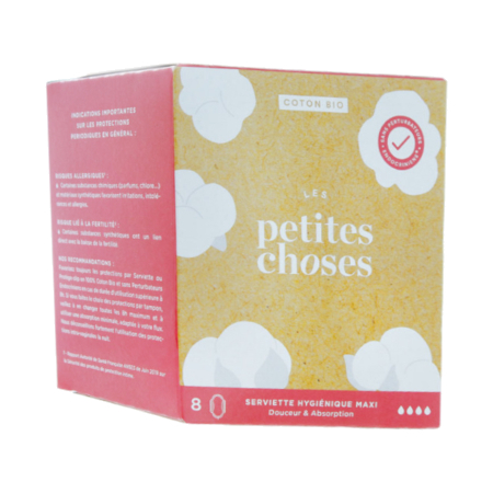 Les Petites Choses Serviettes Hygiéniques Extra, 8 Serviettes