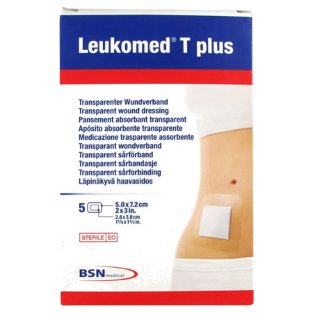 Leukomed t plus pansement adhesif  5cm x  7cm2 5