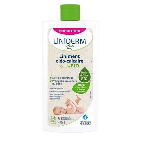 Liniderm Liniment Certifié Bio, 480ml