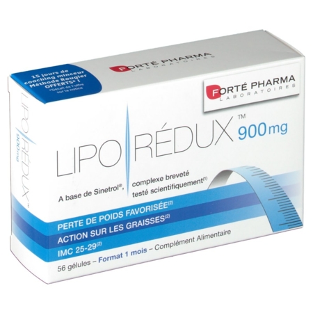 Forté pharma liporédux 900mg - 56 gélules