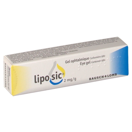 Liposic 2 mg/g, 10 g de gel ophtalmique