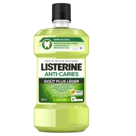 Listerine anti-caries, 500 ml   